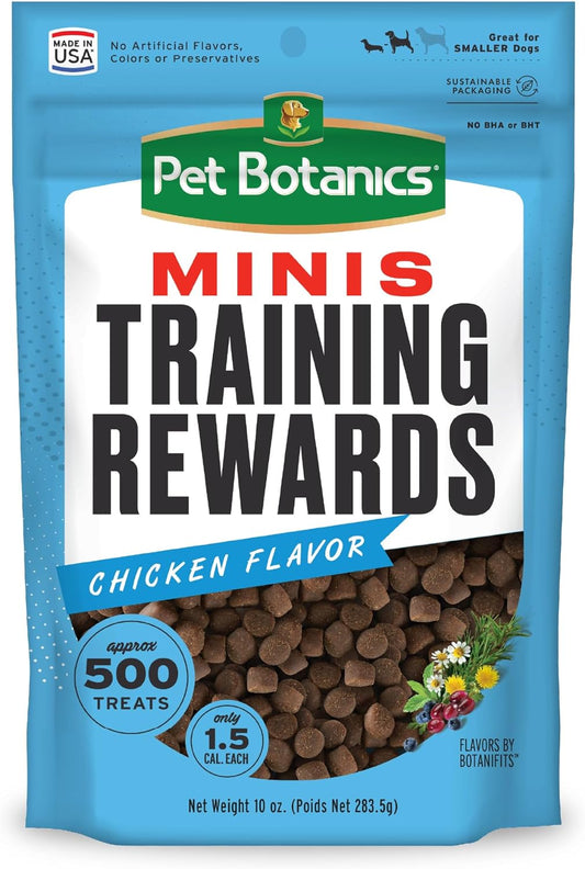 Premium Chicken Flavor Training Treats - 10 Oz Pouch with 500 Soft & Chewy Rewards, Favored by Top Trainers!