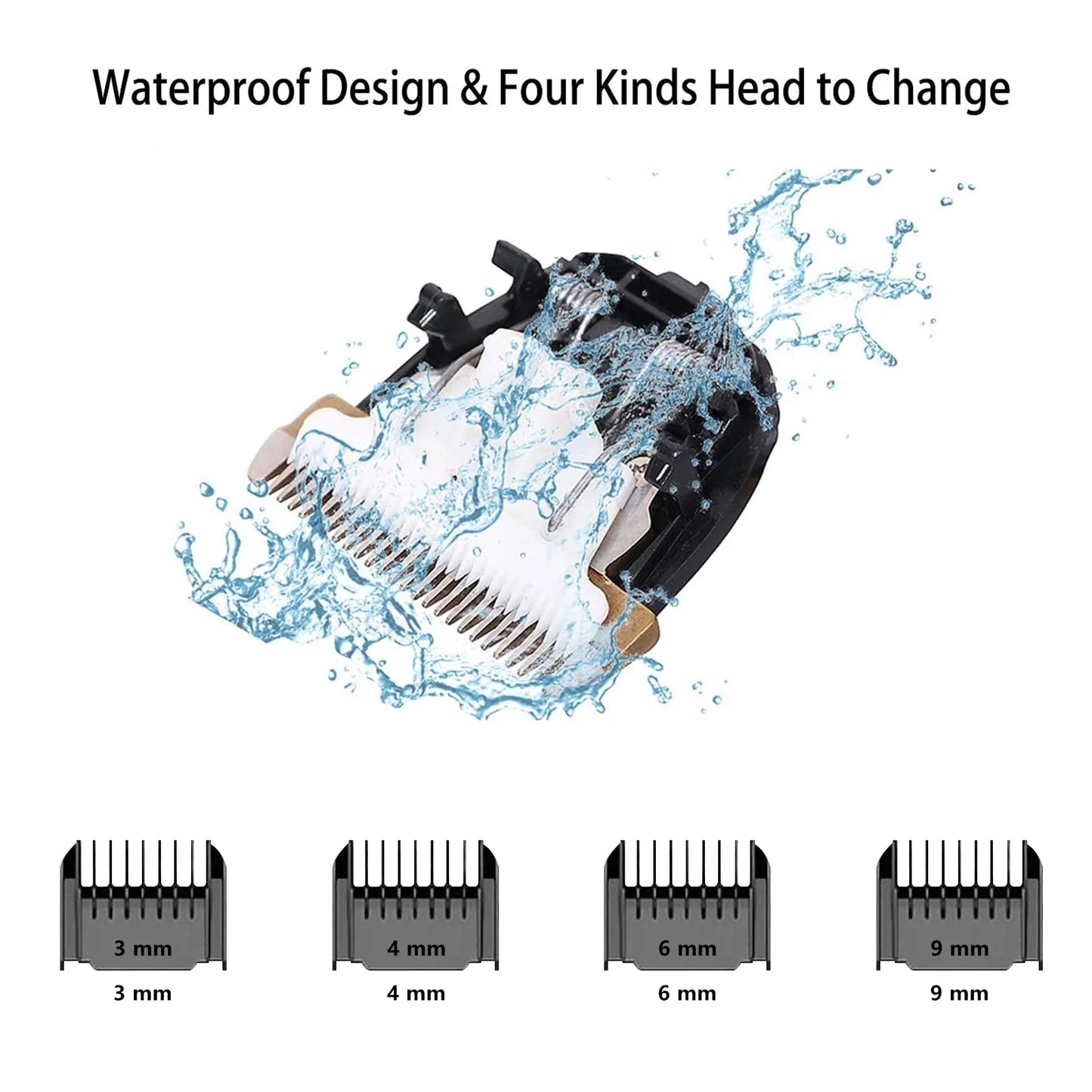 Ultimate Rechargeable Cordless Dog Grooming Clippers - Low Noise, High-Speed, Complete Pet Grooming Set for Dogs and Cats